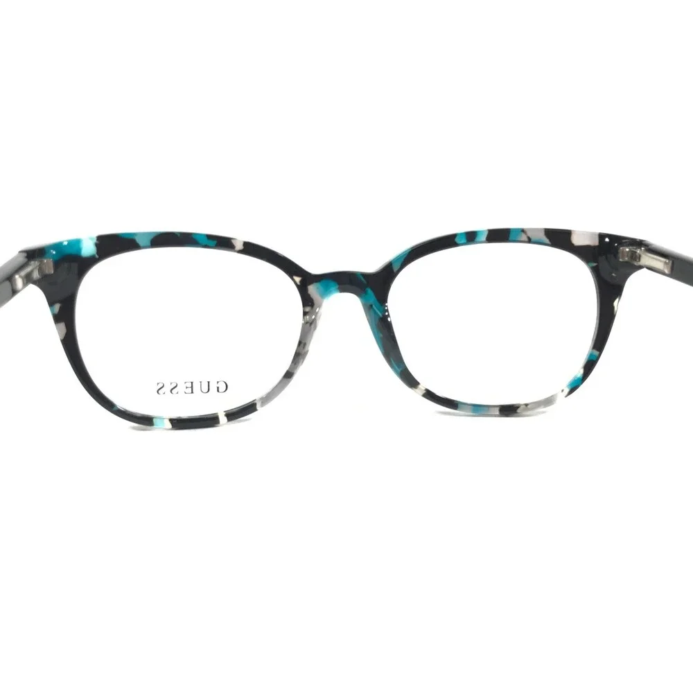 Guess Eyeglasses Frames GU2732 089 Black Blue Tortoise Round Full Rim 51-18-140